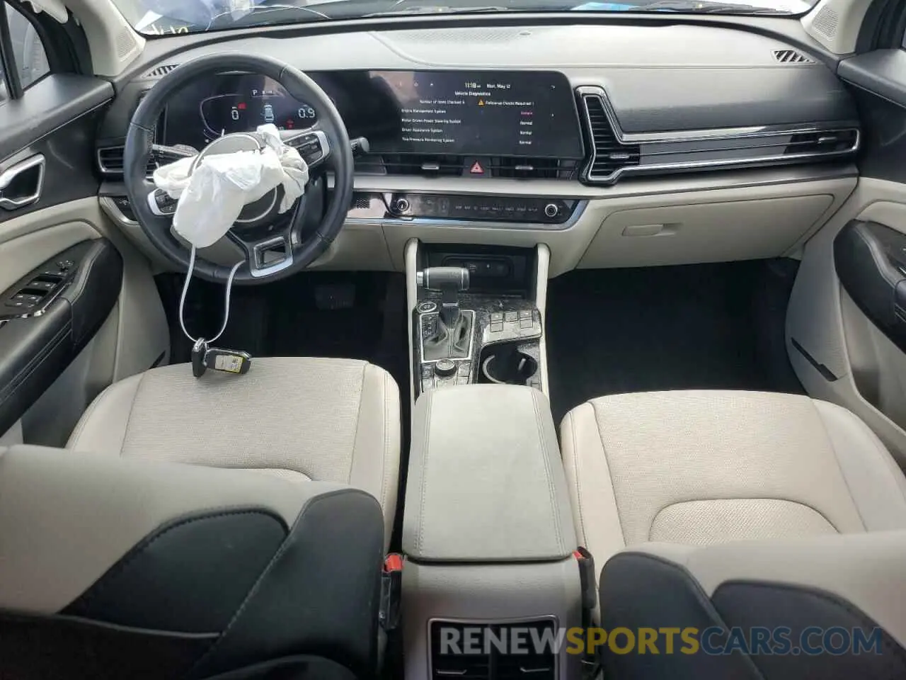 8 fotografías del automóvil dañado 5XYK33AF6PG063581 KIA SPORTAGE 2023