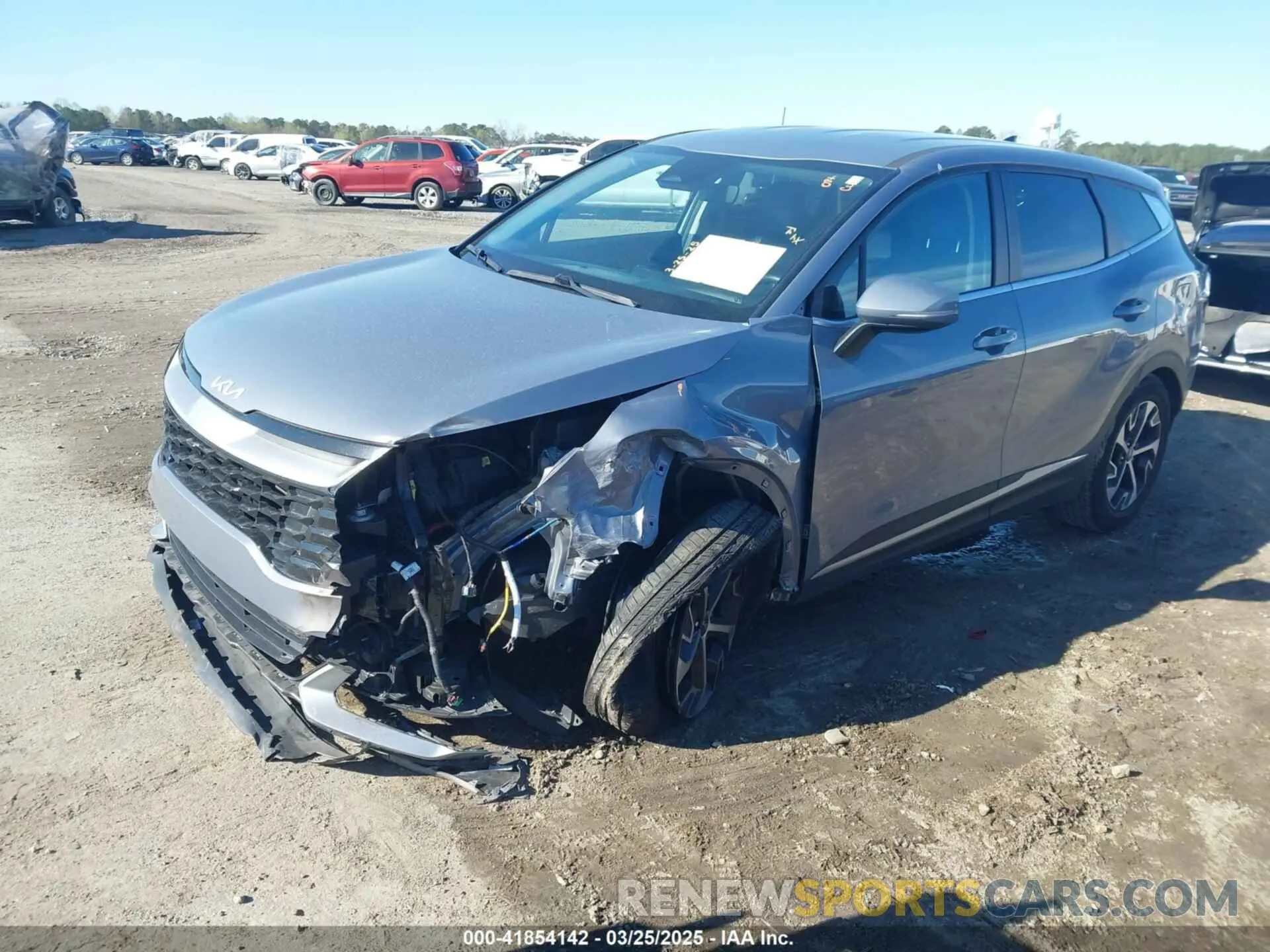 2 fotografías del automóvil dañado 5XYK33AF6PG103481 KIA SPORTAGE 2023