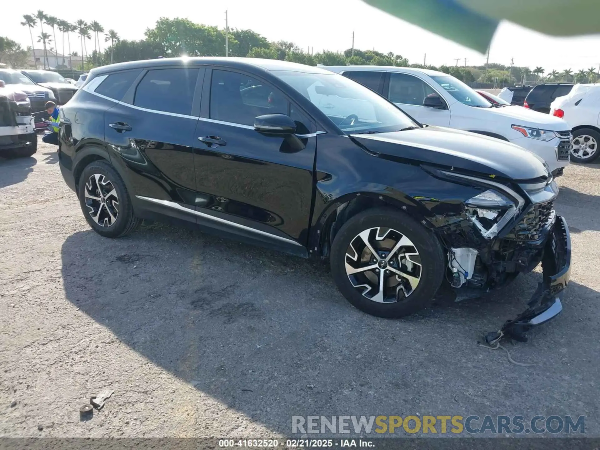 1 fotografías del automóvil dañado 5XYK33AF6PG110124 KIA SPORTAGE 2023