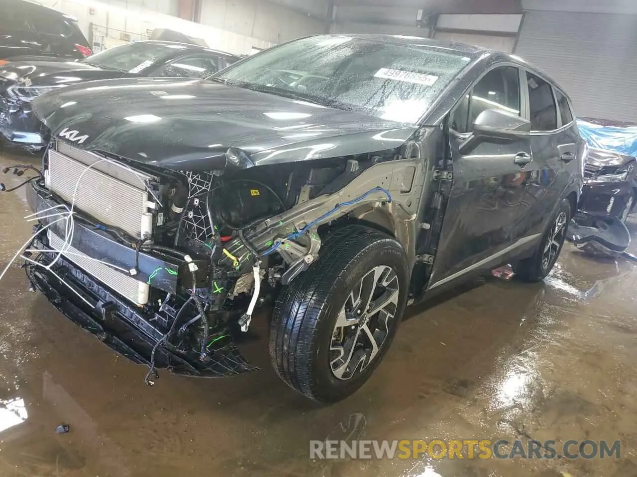 1 fotografías del automóvil dañado 5XYK33AF7PG124551 KIA SPORTAGE 2023