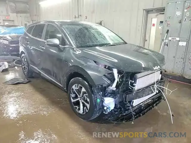 14 fotografías del automóvil dañado 5XYK33AF7PG124551 KIA SPORTAGE 2023