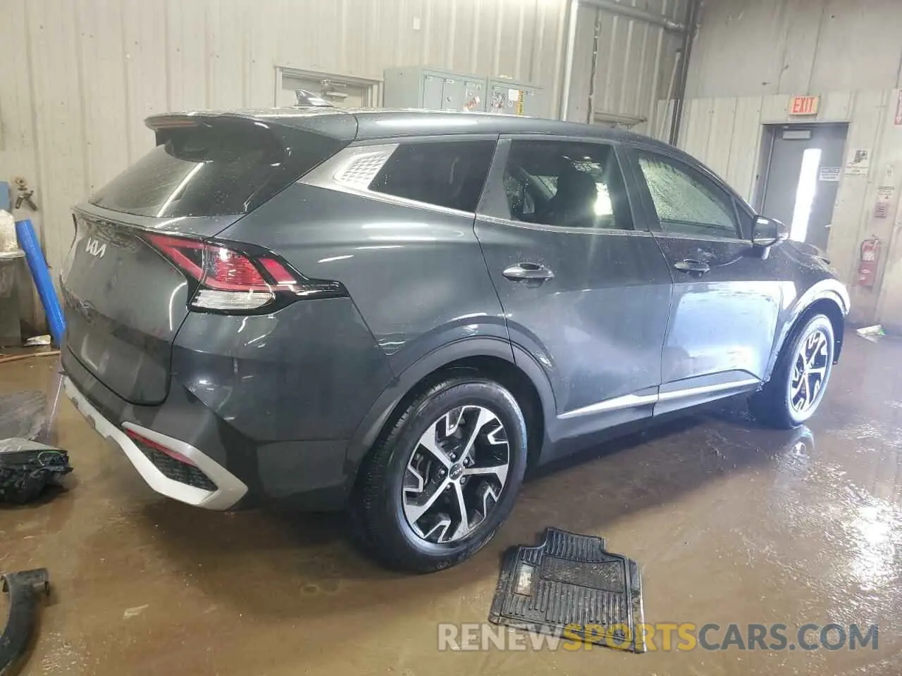 3 fotografías del automóvil dañado 5XYK33AF7PG124551 KIA SPORTAGE 2023