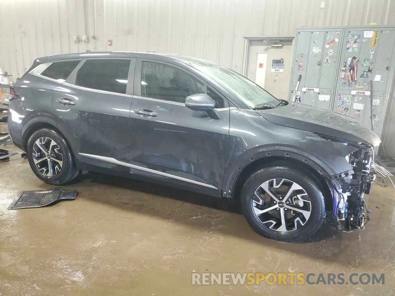 4 fotografías del automóvil dañado 5XYK33AF7PG124551 KIA SPORTAGE 2023