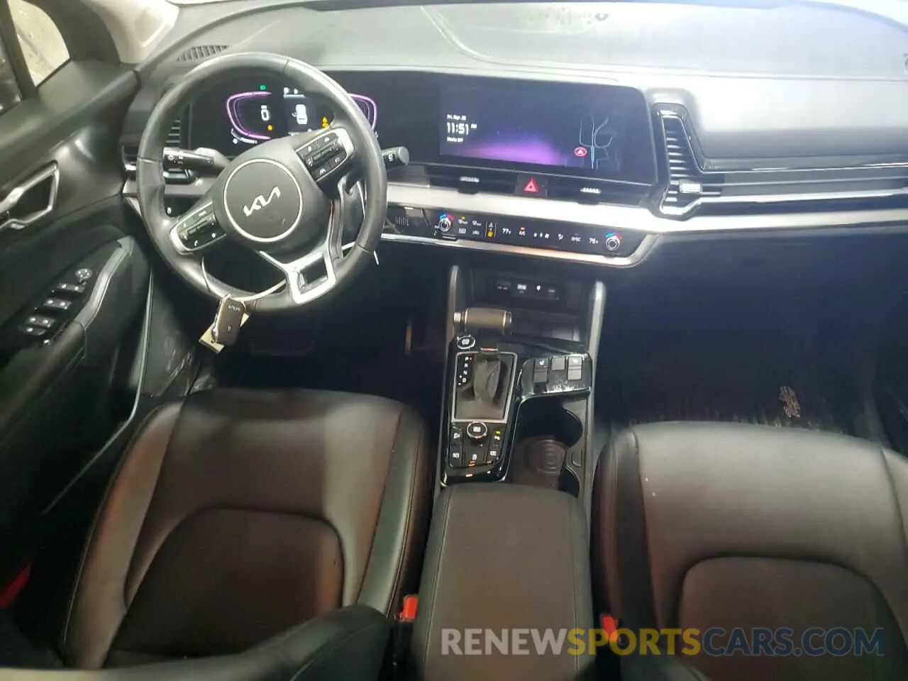 8 fotografías del automóvil dañado 5XYK33AF7PG124551 KIA SPORTAGE 2023