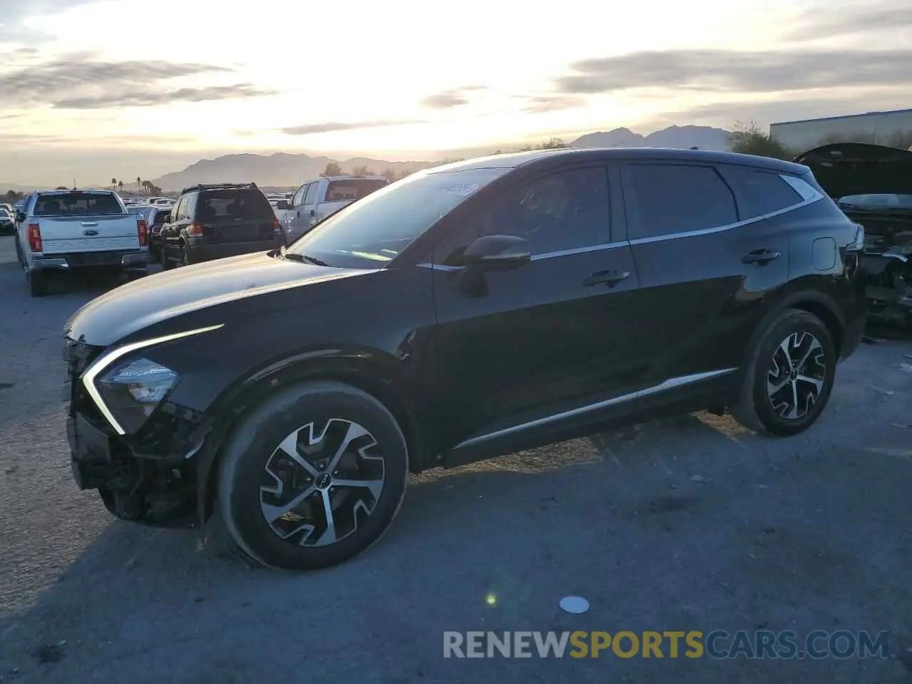 1 fotografías del automóvil dañado 5XYK33AF8PG009330 KIA SPORTAGE 2023