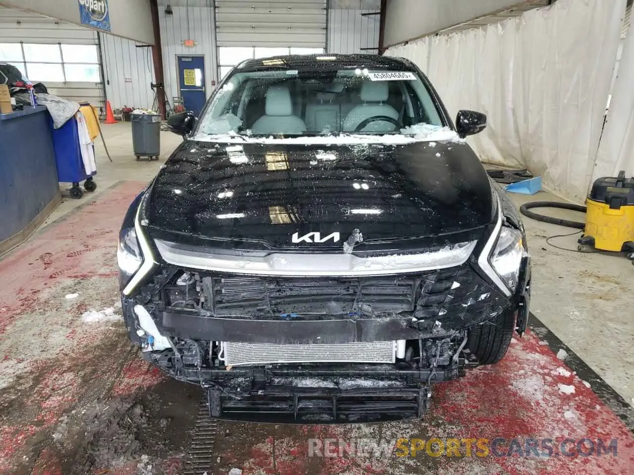 5 fotografías del automóvil dañado 5XYK33AF8PG028332 KIA SPORTAGE 2023