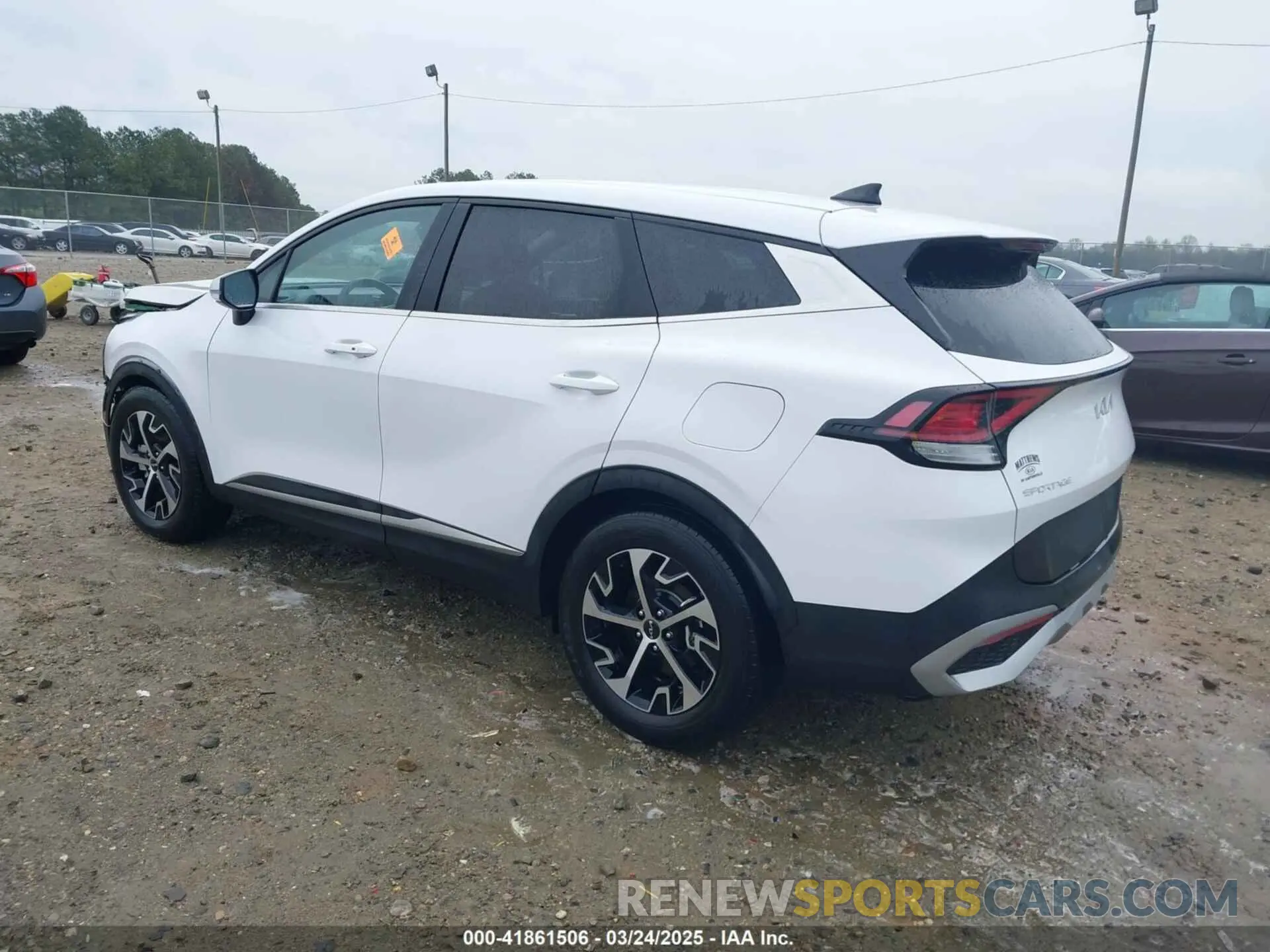 3 fotografías del automóvil dañado 5XYK33AF8PG058690 KIA SPORTAGE 2023