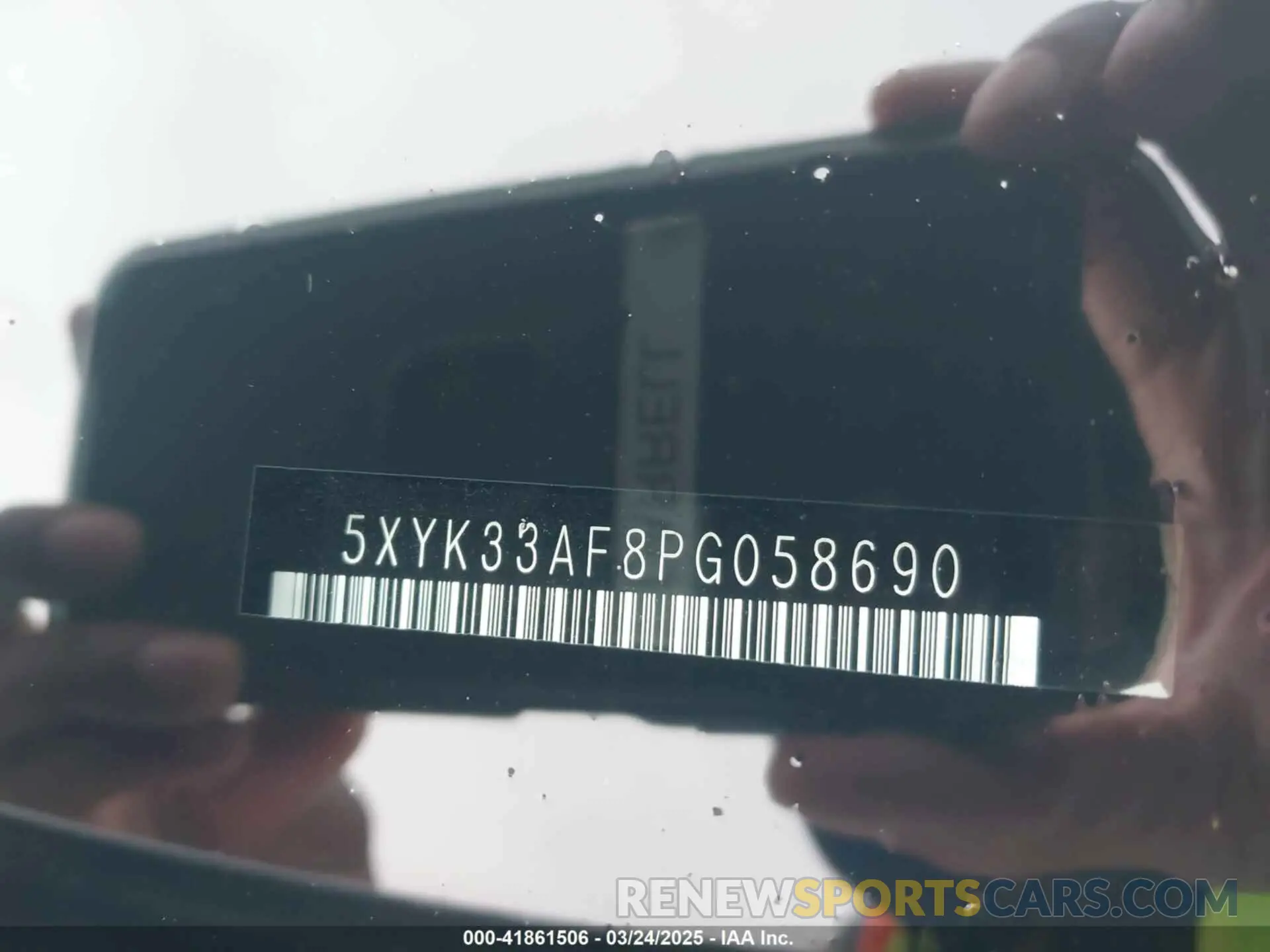 9 fotografías del automóvil dañado 5XYK33AF8PG058690 KIA SPORTAGE 2023