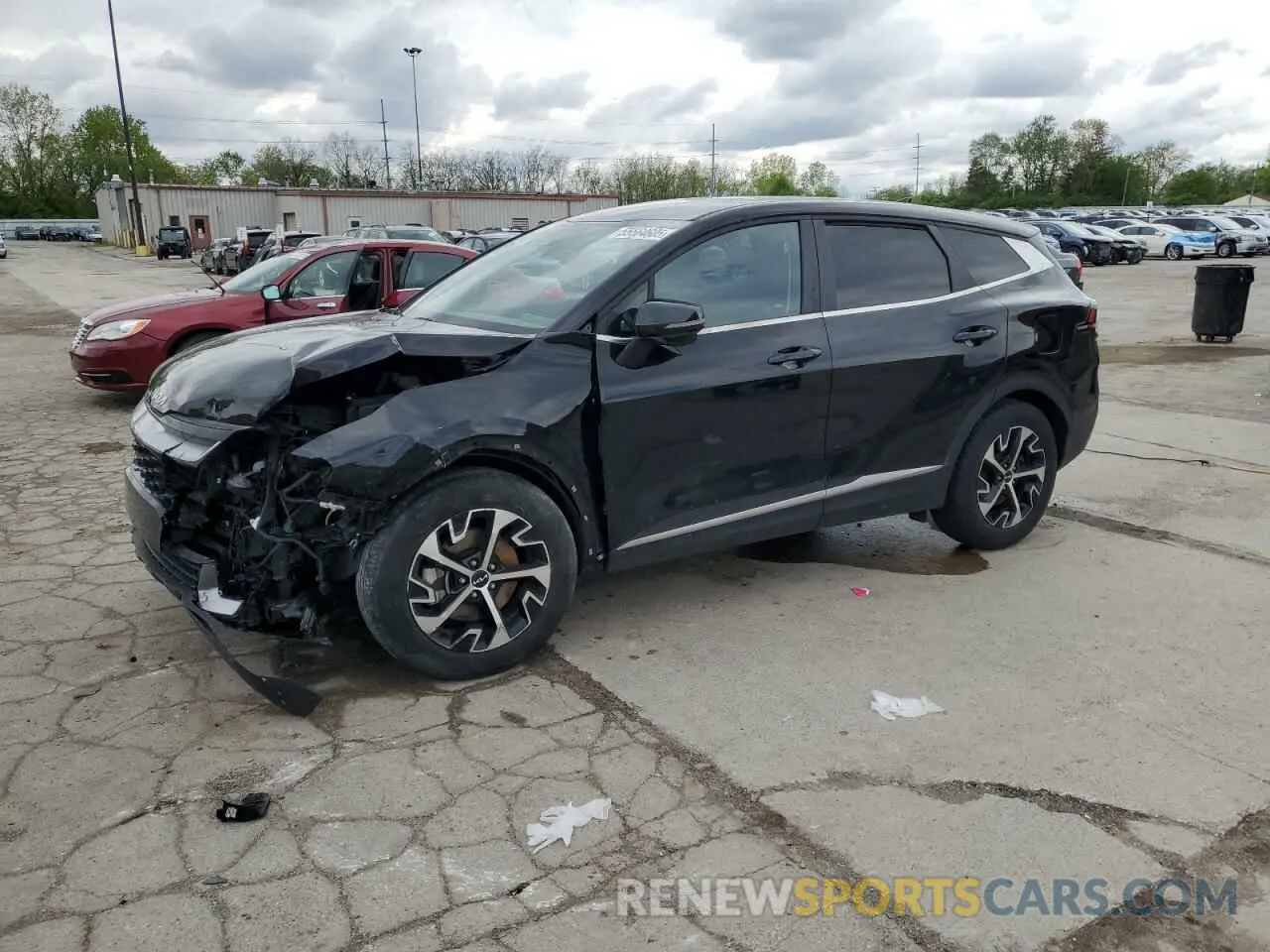 1 fotografías del automóvil dañado 5XYK33AF8PG076753 KIA SPORTAGE 2023