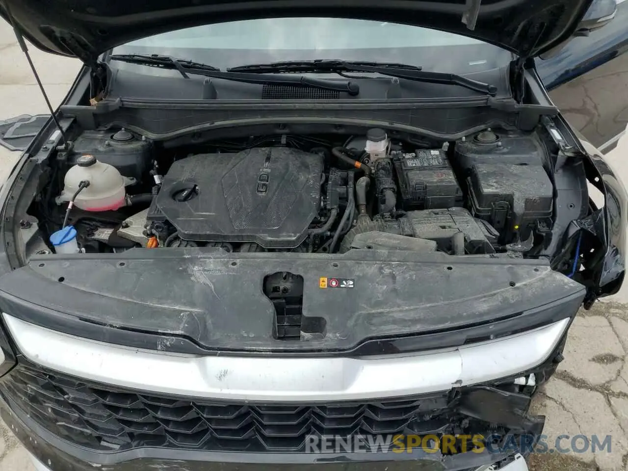 12 fotografías del automóvil dañado 5XYK33AF8PG076753 KIA SPORTAGE 2023