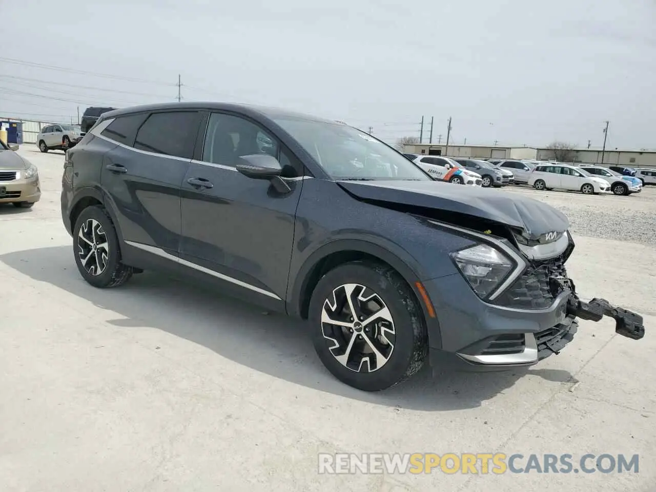 4 fotografías del automóvil dañado 5XYK33AF8PG100436 KIA SPORTAGE 2023