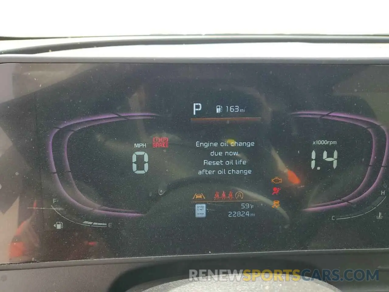 9 fotografías del automóvil dañado 5XYK33AF8PG100436 KIA SPORTAGE 2023