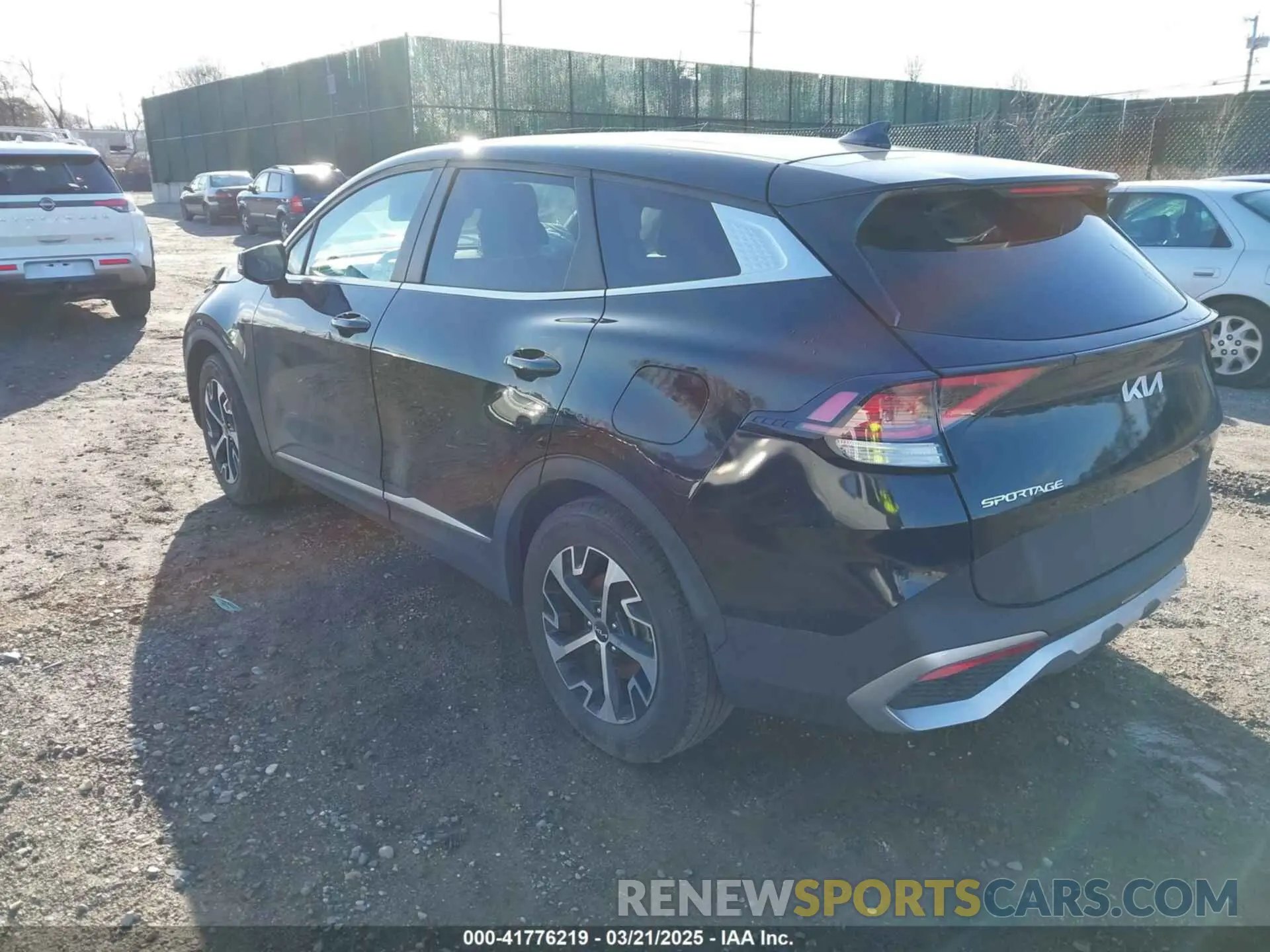 3 fotografías del automóvil dañado 5XYK33AF9PG032180 KIA SPORTAGE 2023
