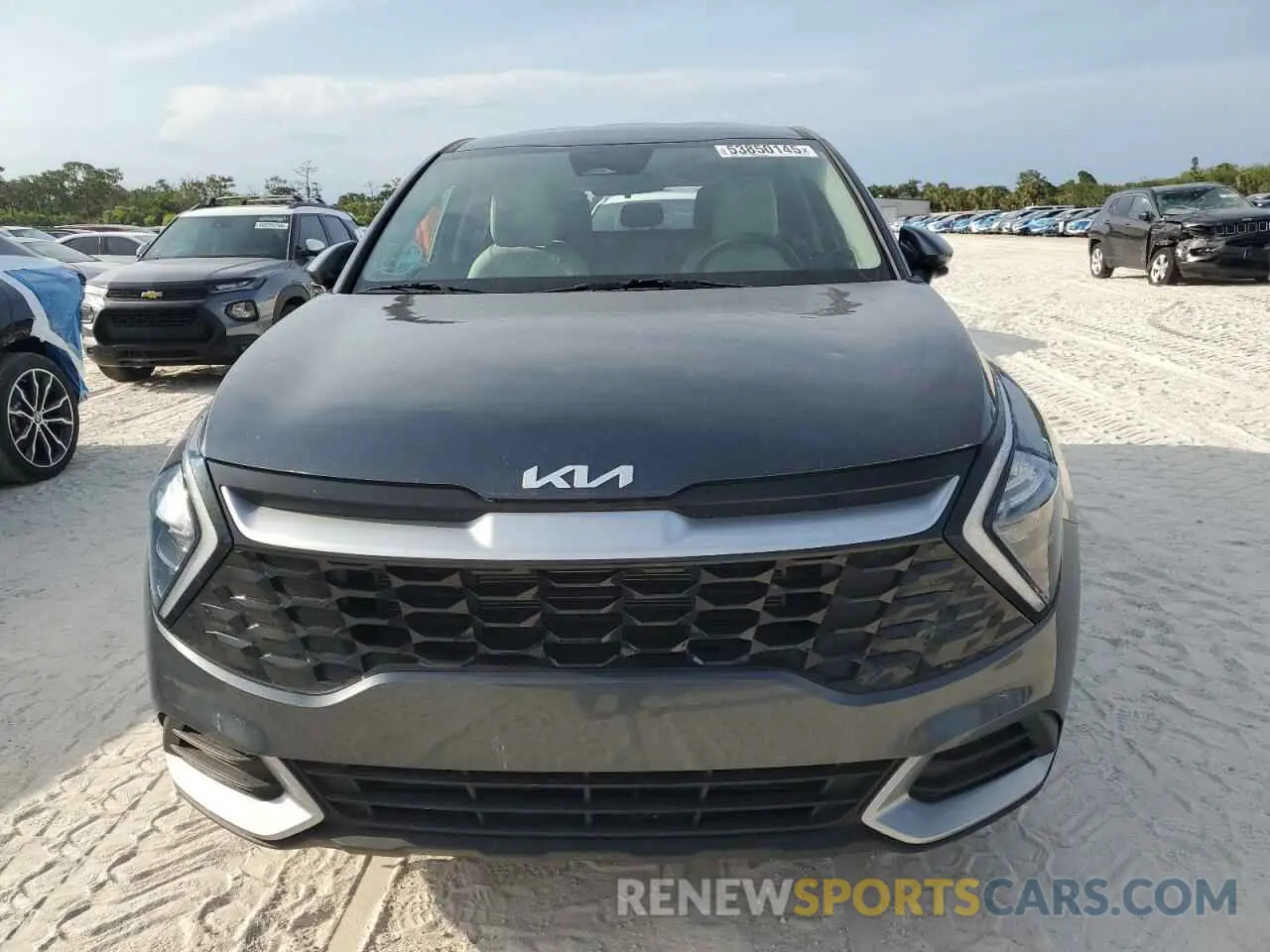 5 fotografías del automóvil dañado 5XYK33AF9PG067172 KIA SPORTAGE 2023