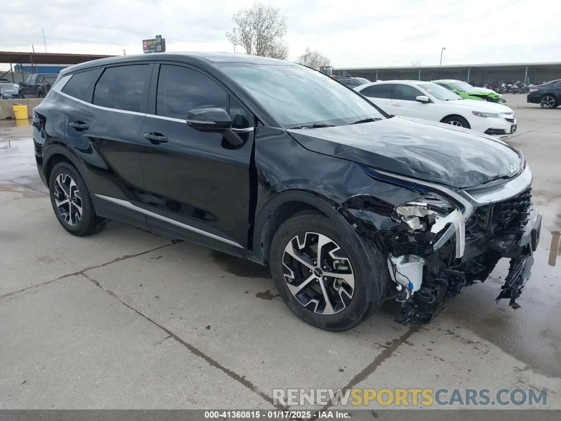 1 fotografías del automóvil dañado 5XYK33AF9PG113180 KIA SPORTAGE 2023