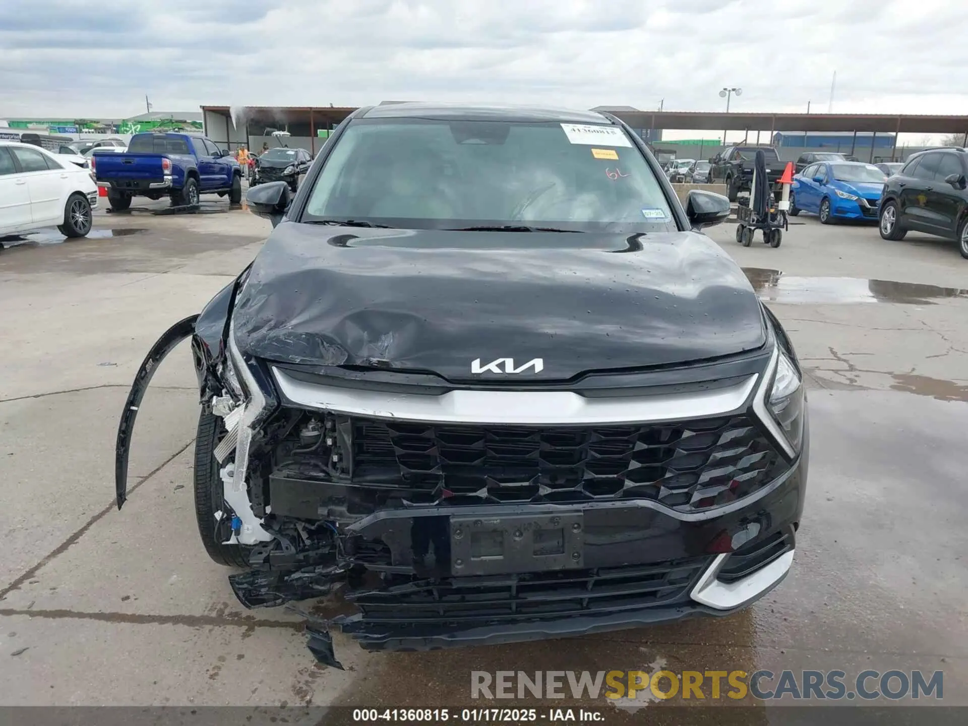 12 fotografías del automóvil dañado 5XYK33AF9PG113180 KIA SPORTAGE 2023