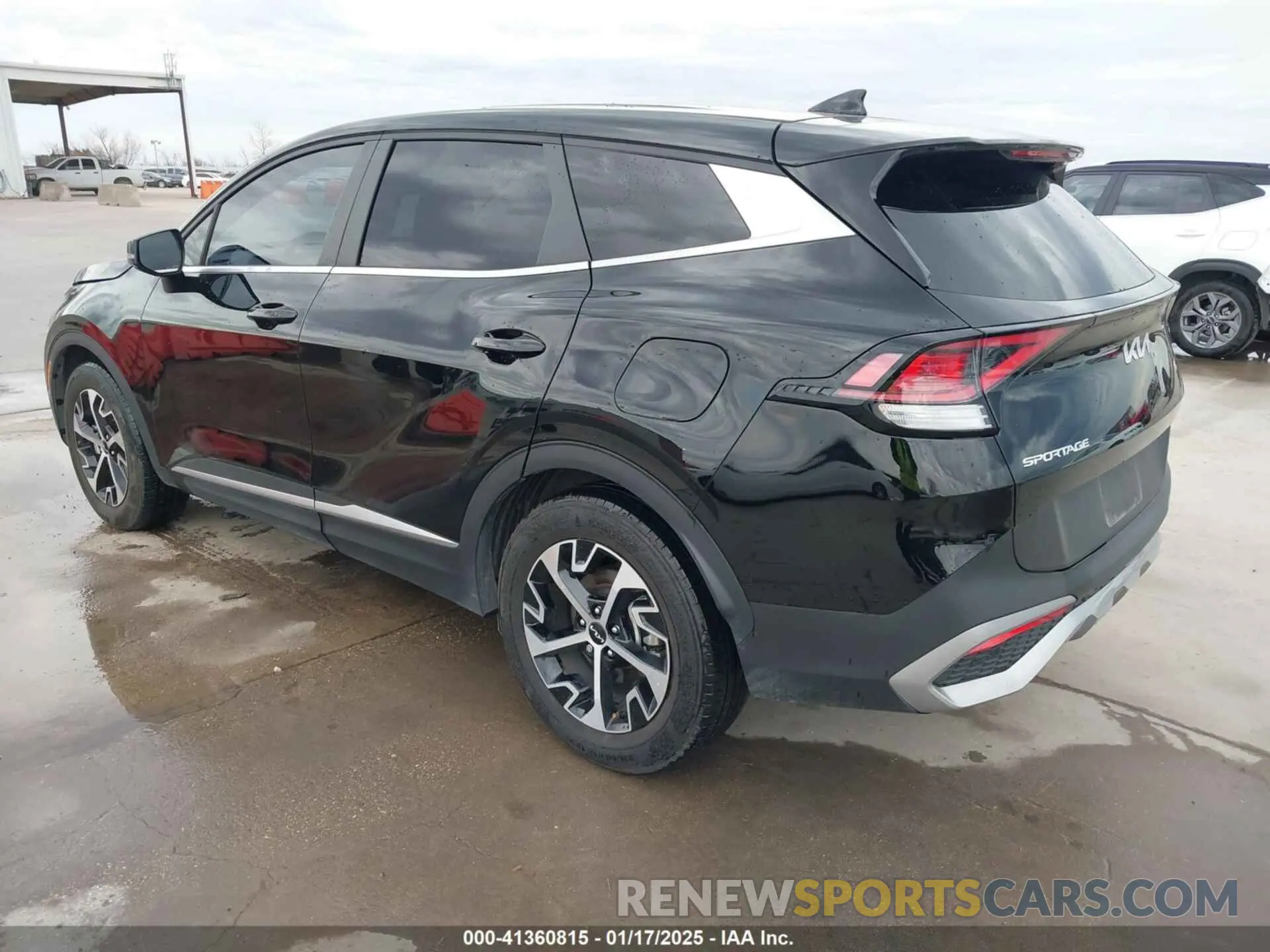 3 fotografías del automóvil dañado 5XYK33AF9PG113180 KIA SPORTAGE 2023