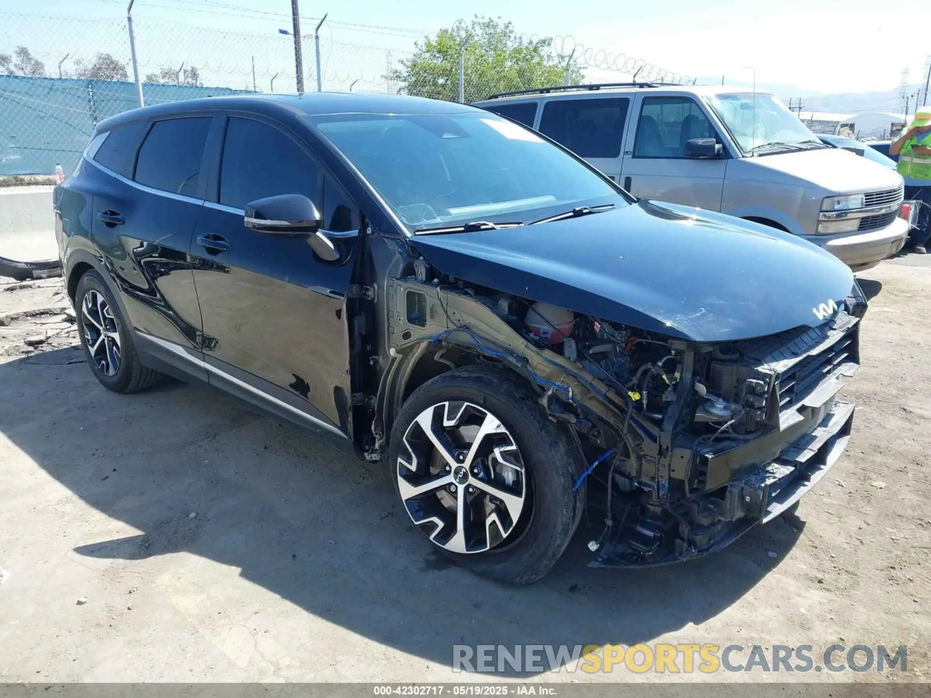1 fotografías del automóvil dañado 5XYK33AFXPG022435 KIA SPORTAGE 2023