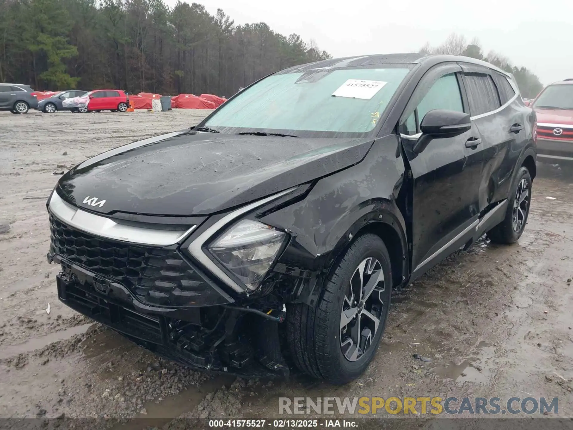 2 fotografías del automóvil dañado 5XYK33AFXPG086037 KIA SPORTAGE 2023