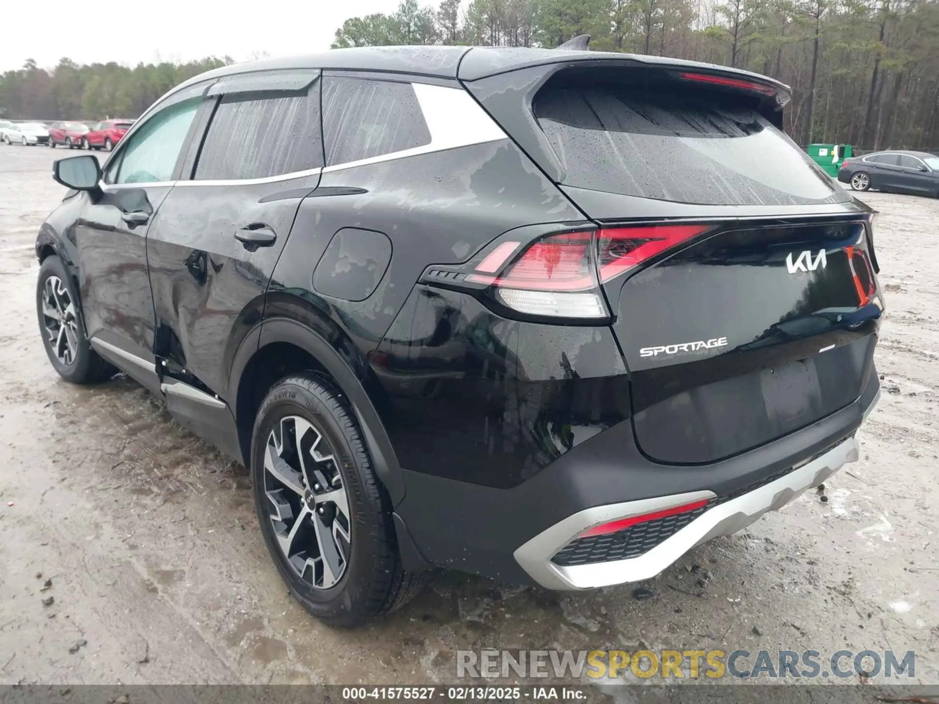 3 fotografías del automóvil dañado 5XYK33AFXPG086037 KIA SPORTAGE 2023