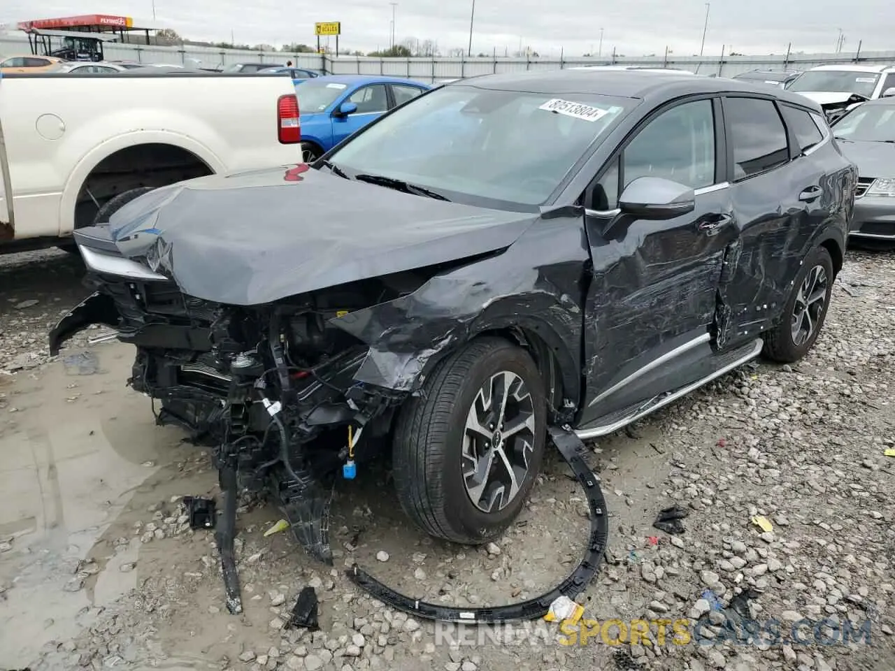 1 fotografías del automóvil dañado 5XYK33AFXPG097474 KIA SPORTAGE 2023