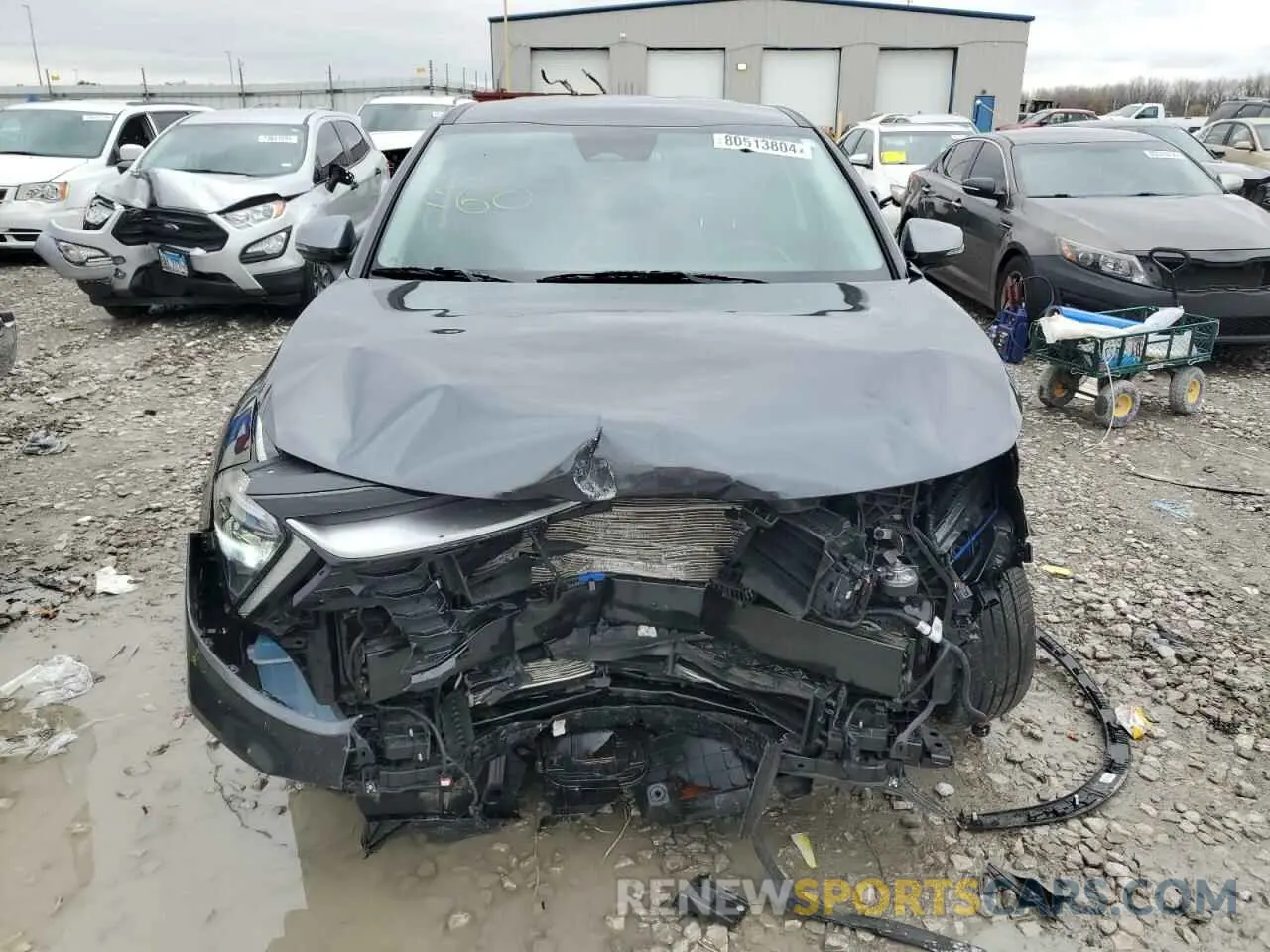 5 fotografías del automóvil dañado 5XYK33AFXPG097474 KIA SPORTAGE 2023