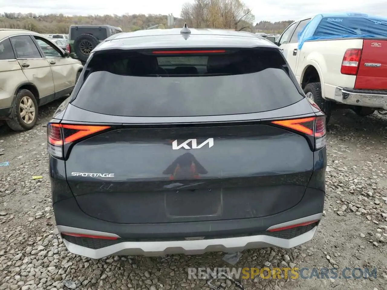 6 fotografías del automóvil dañado 5XYK33AFXPG097474 KIA SPORTAGE 2023