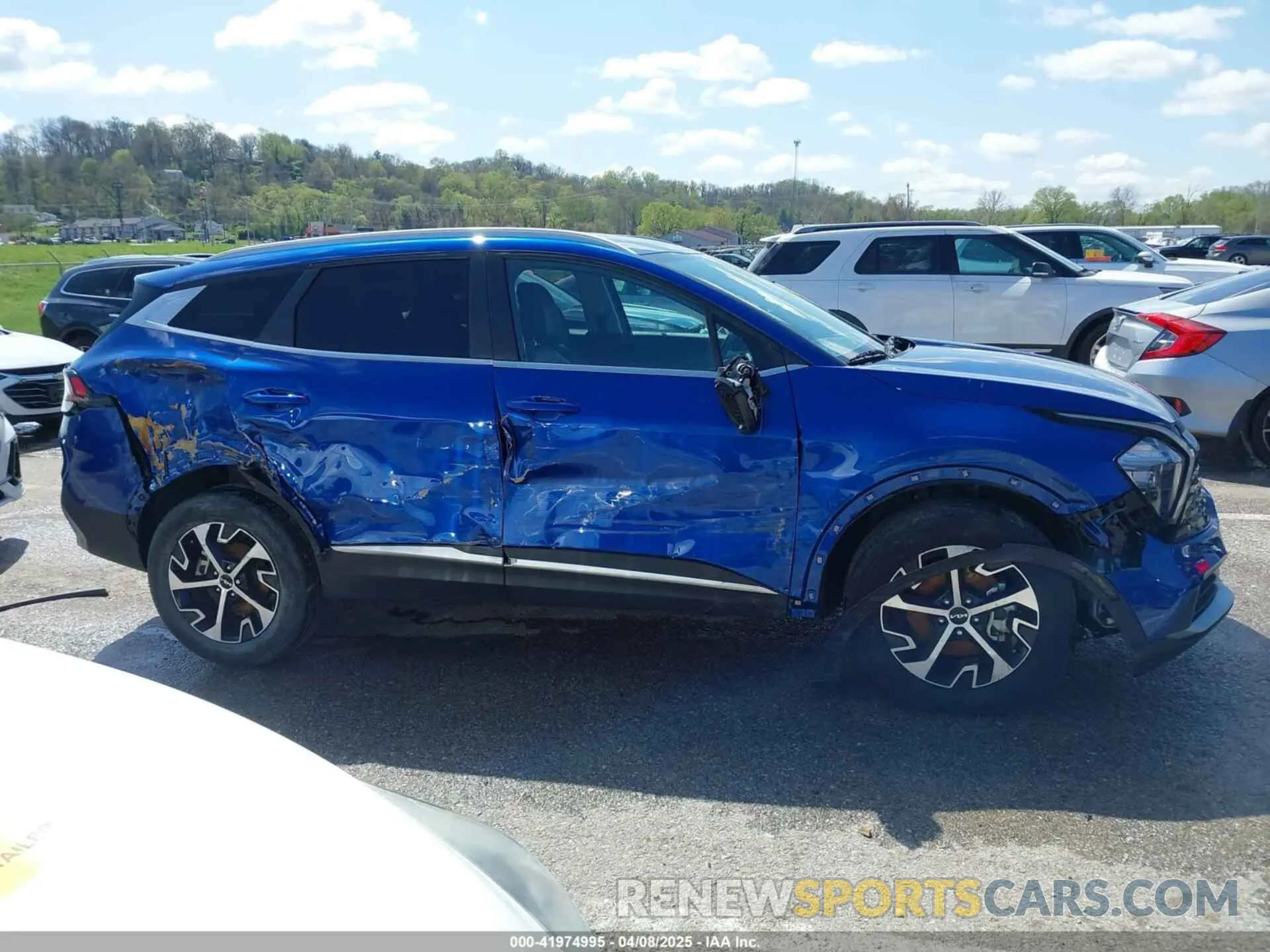 14 fotografías del automóvil dañado 5XYK3CAF0PG002047 KIA SPORTAGE 2023