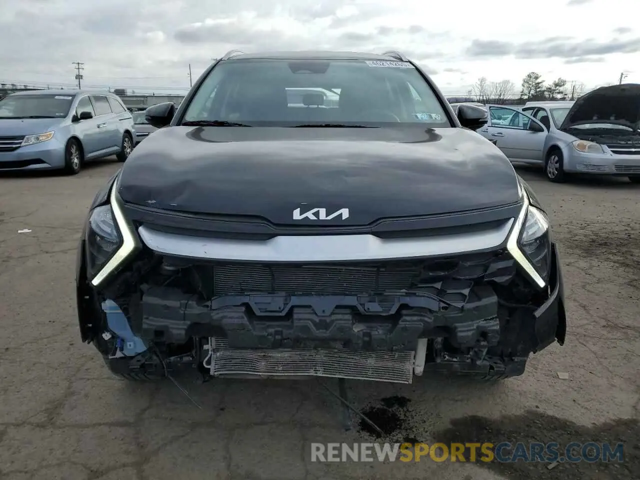 5 fotografías del automóvil dañado 5XYK3CAF5PG138707 KIA SPORTAGE 2023
