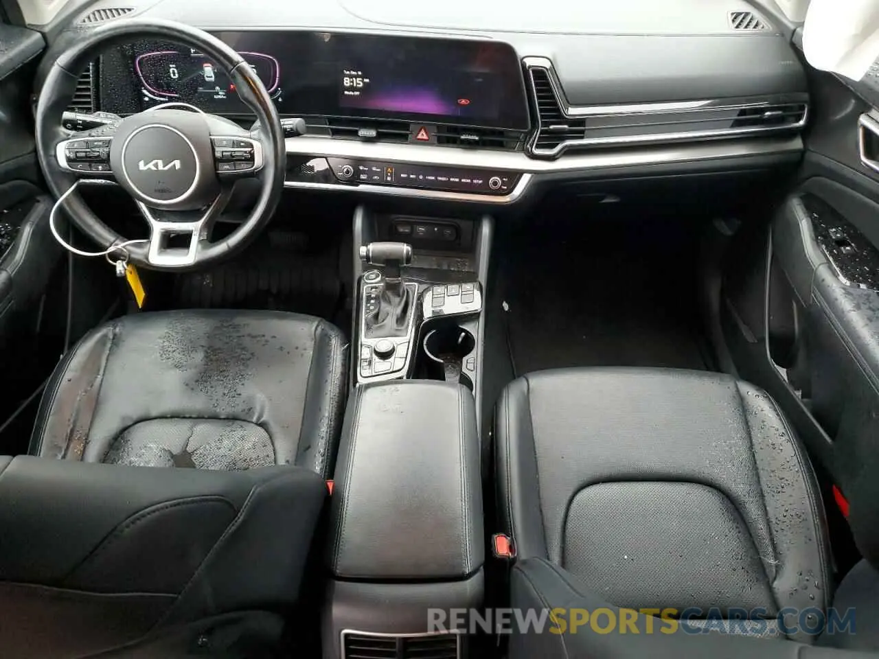 8 fotografías del automóvil dañado 5XYK3CAF9PG012656 KIA SPORTAGE 2023