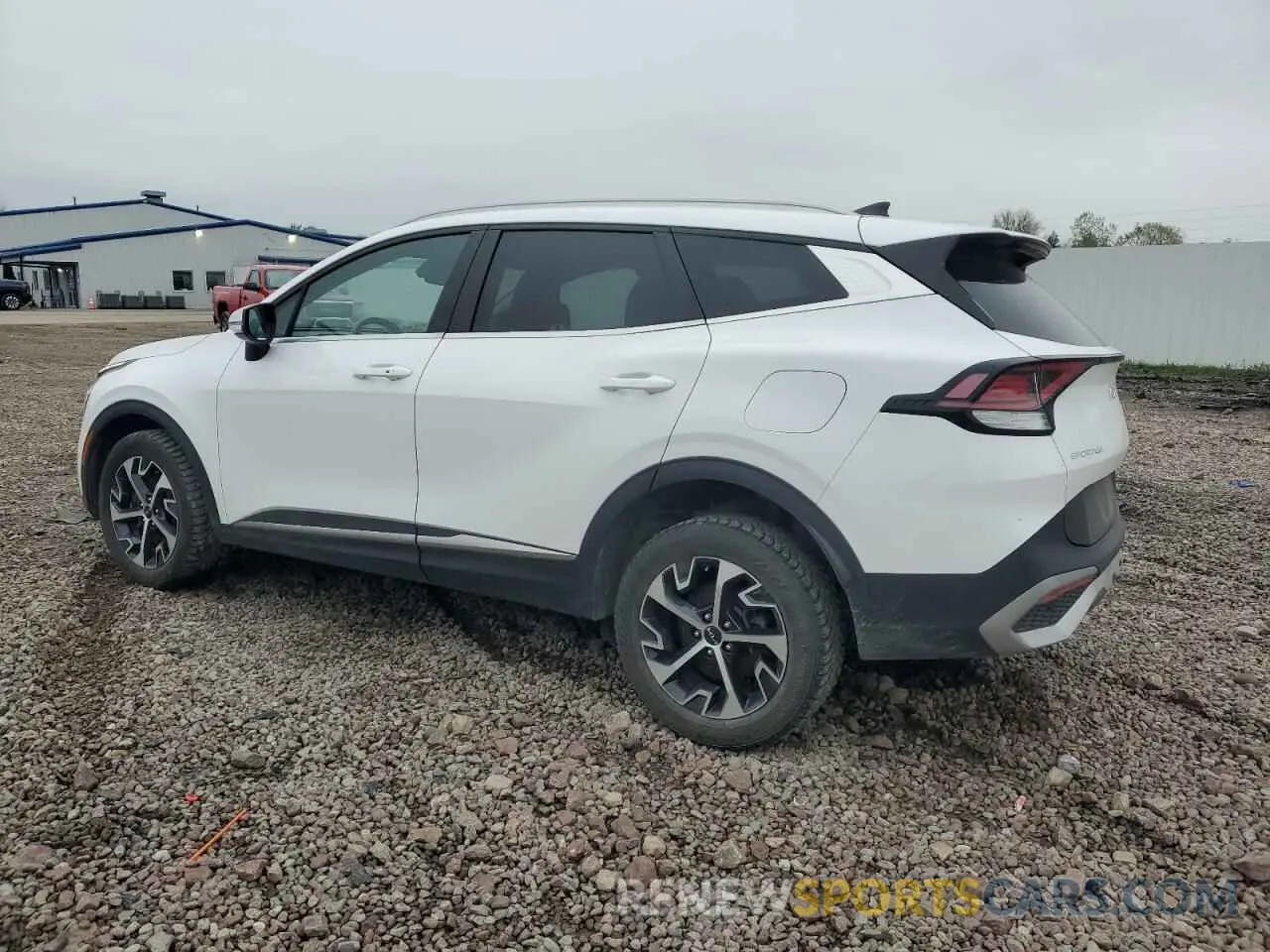 2 fotografías del automóvil dañado 5XYK3CAFXPG044810 KIA SPORTAGE 2023