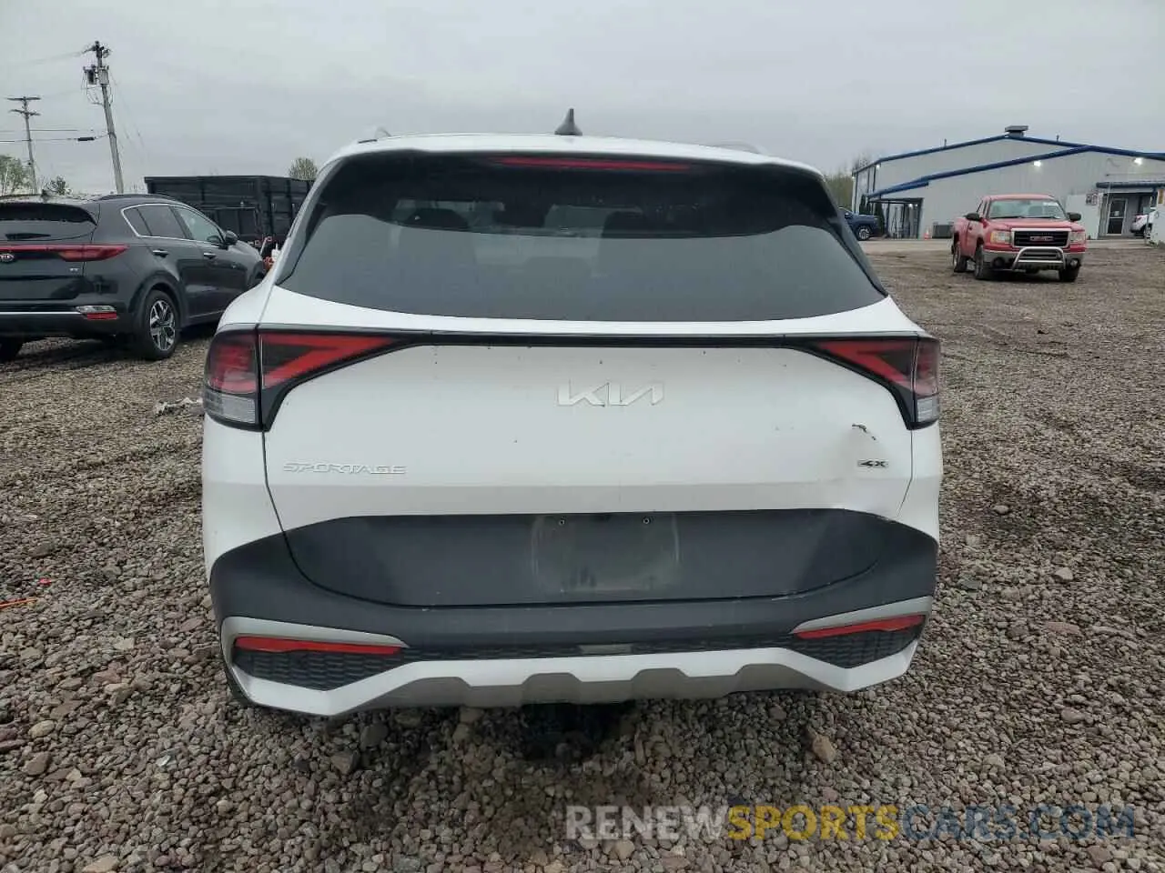 6 fotografías del automóvil dañado 5XYK3CAFXPG044810 KIA SPORTAGE 2023
