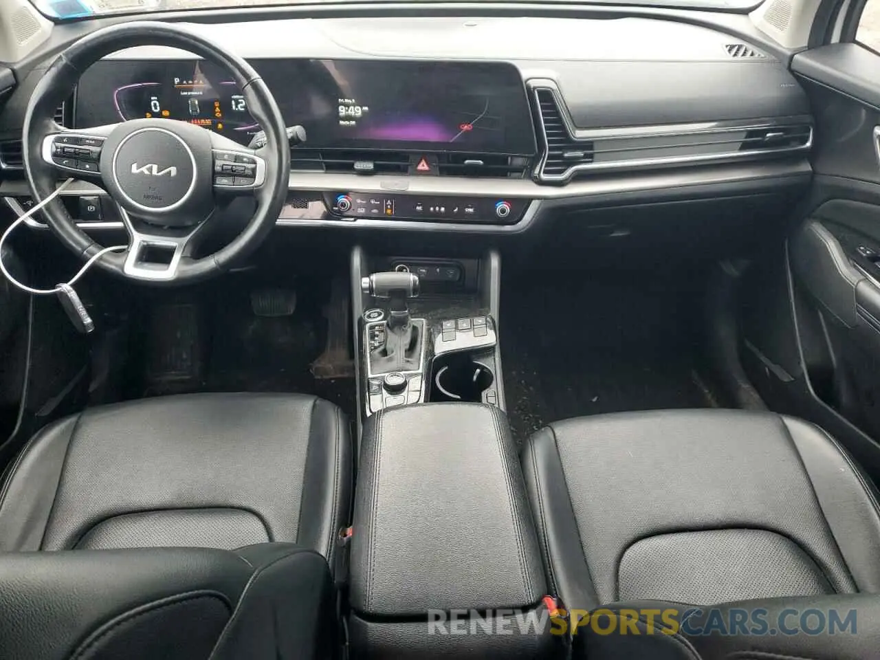 8 fotografías del automóvil dañado 5XYK3CAFXPG044810 KIA SPORTAGE 2023
