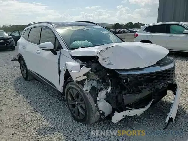 12 fotografías del automóvil dañado 5XYK43AF1PG044014 KIA SPORTAGE 2023