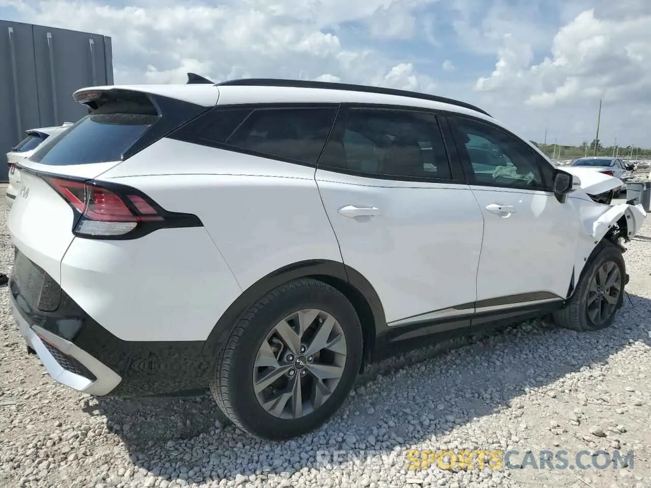 3 fotografías del automóvil dañado 5XYK43AF1PG044014 KIA SPORTAGE 2023