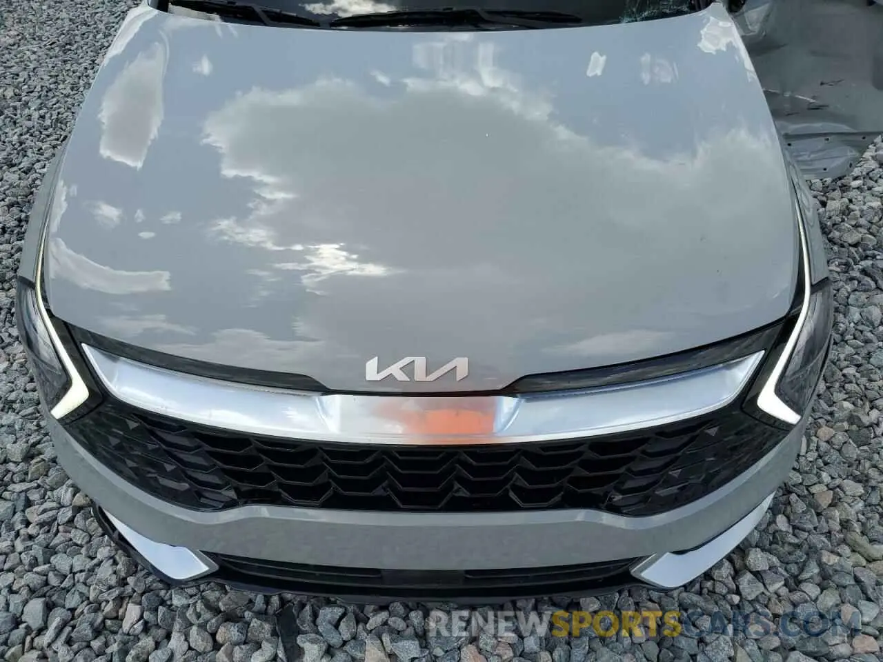 12 fotografías del automóvil dañado 5XYK43AF4PG080800 KIA SPORTAGE 2023