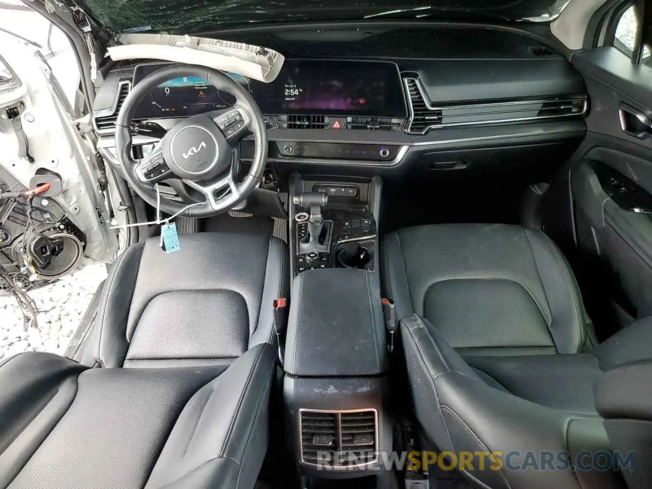 8 fotografías del automóvil dañado 5XYK43AF4PG080800 KIA SPORTAGE 2023