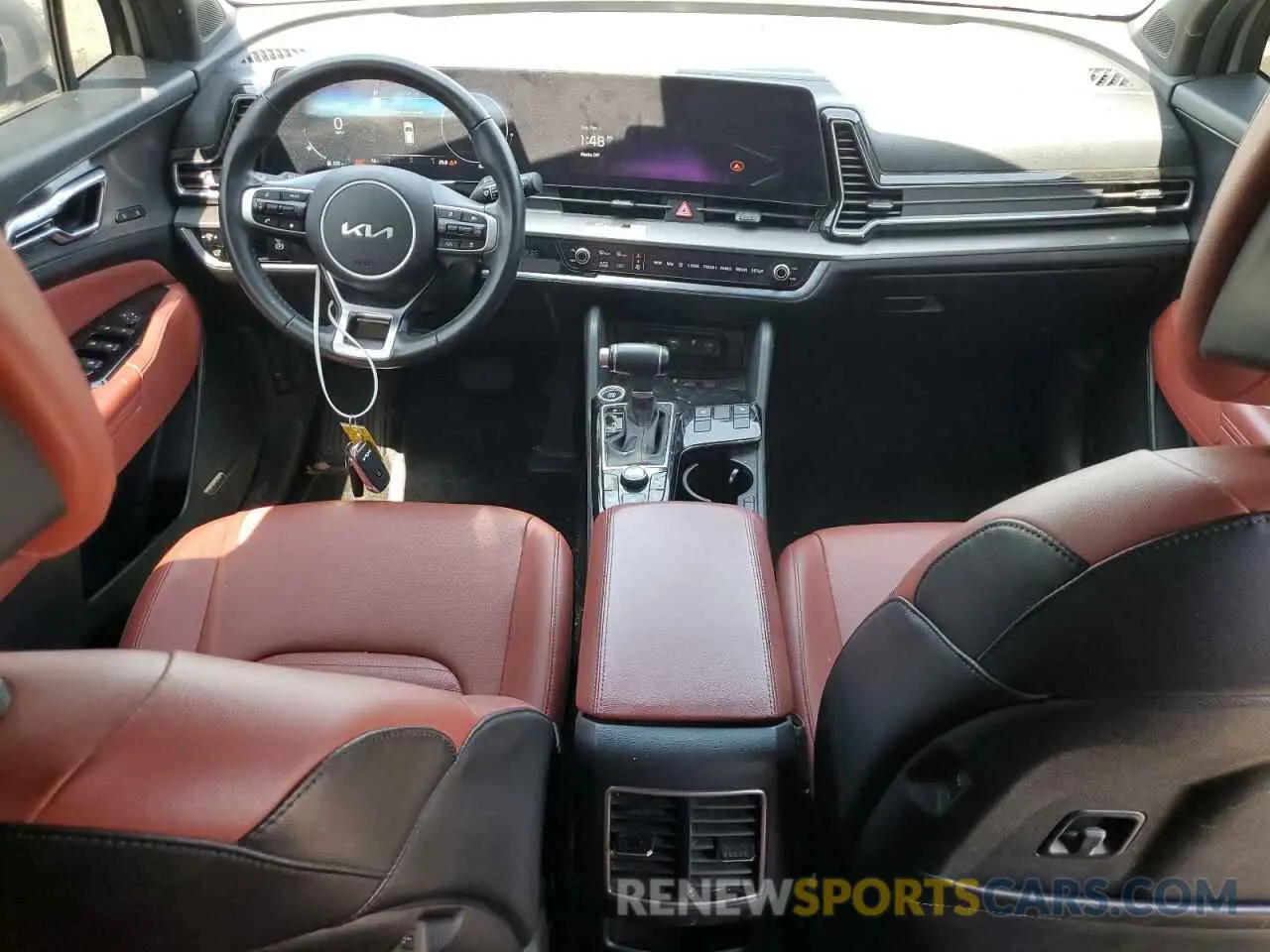 8 fotografías del automóvil dañado 5XYK43AF5PG088825 KIA SPORTAGE 2023