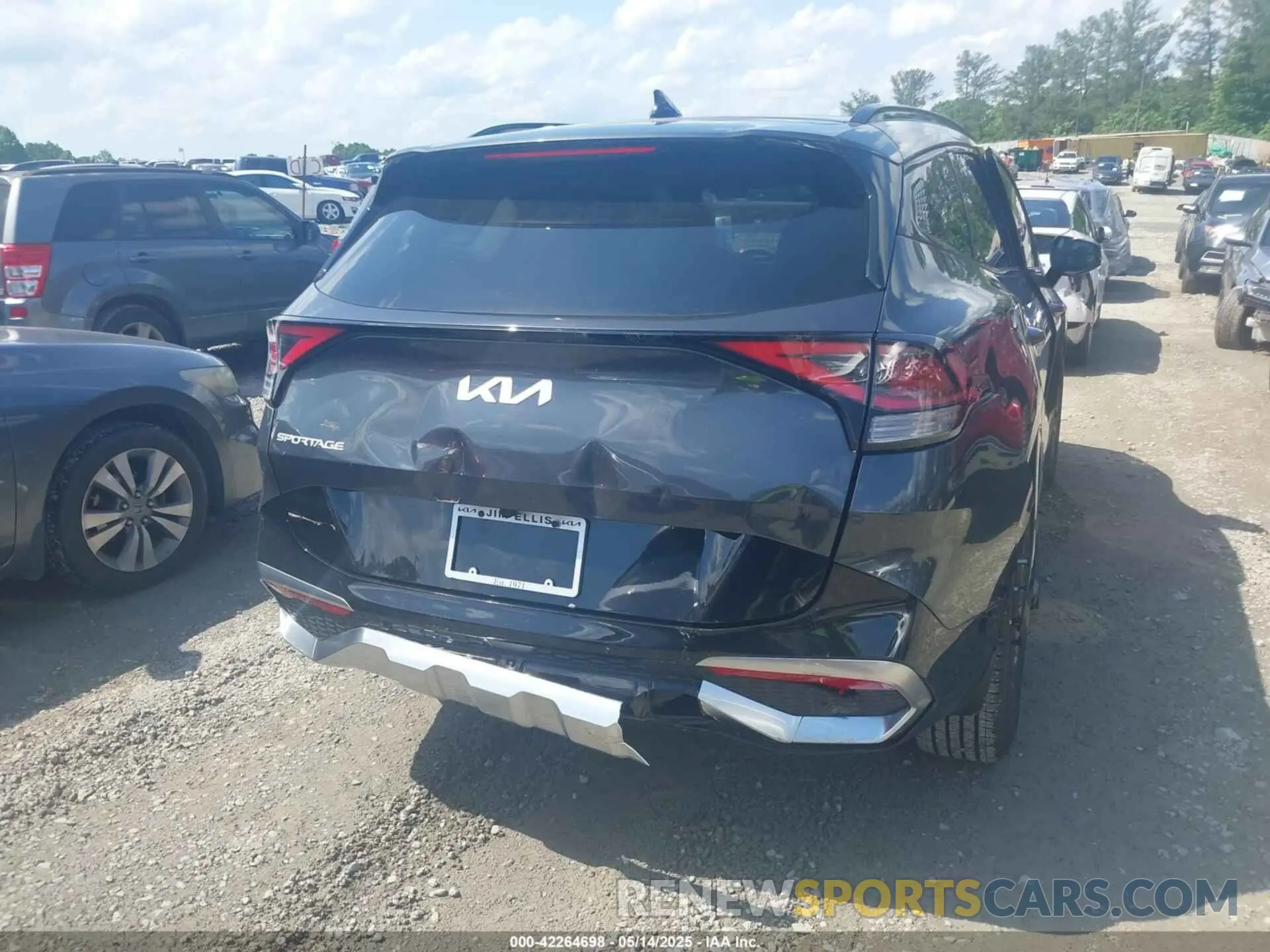 6 fotografías del automóvil dañado 5XYK43AF6PG045546 KIA SPORTAGE 2023