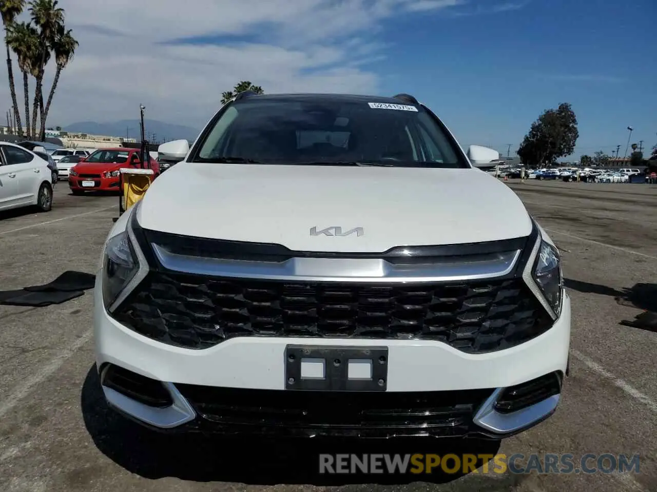 5 fotografías del automóvil dañado 5XYK43AF7PG060699 KIA SPORTAGE 2023