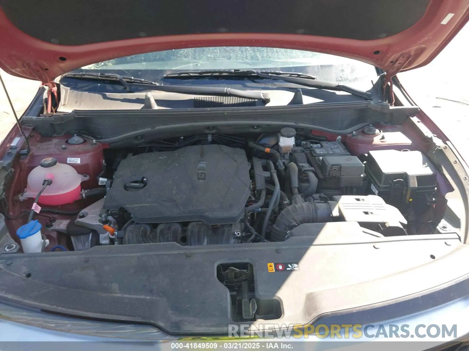 10 fotografías del automóvil dañado 5XYK43AF8PG067242 KIA SPORTAGE 2023