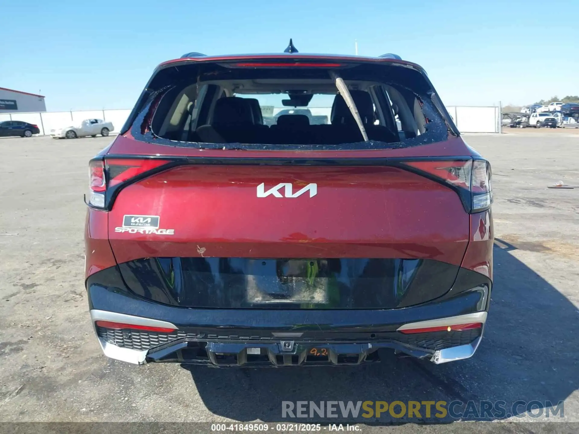 17 fotografías del automóvil dañado 5XYK43AF8PG067242 KIA SPORTAGE 2023