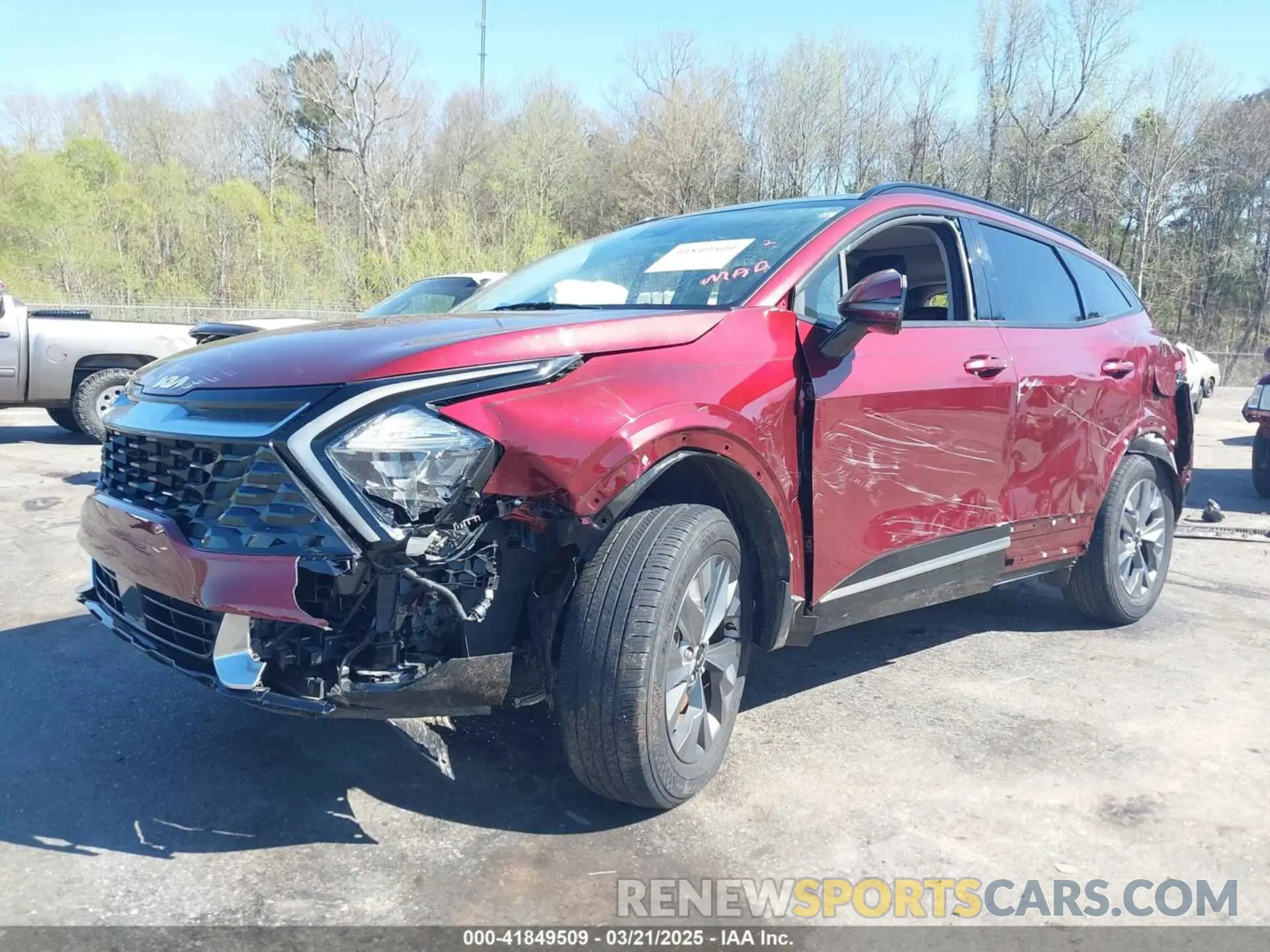 6 fotografías del automóvil dañado 5XYK43AF8PG067242 KIA SPORTAGE 2023
