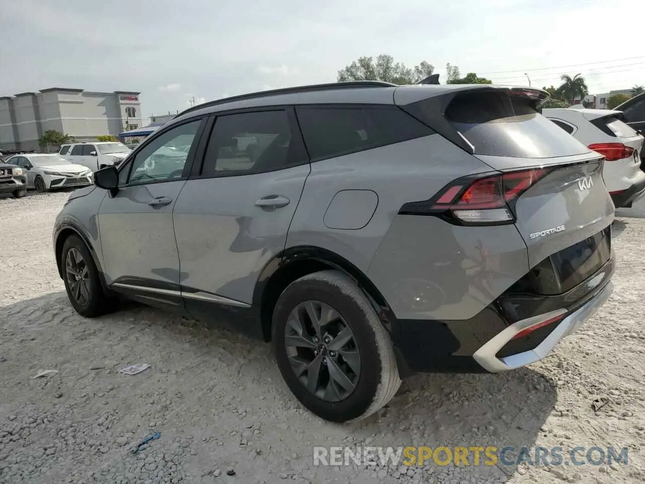 2 fotografías del automóvil dañado 5XYK43AF8PG133353 KIA SPORTAGE 2023