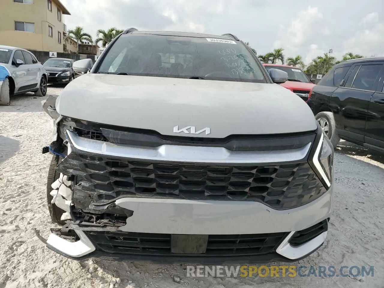 5 fotografías del automóvil dañado 5XYK43AF8PG133353 KIA SPORTAGE 2023