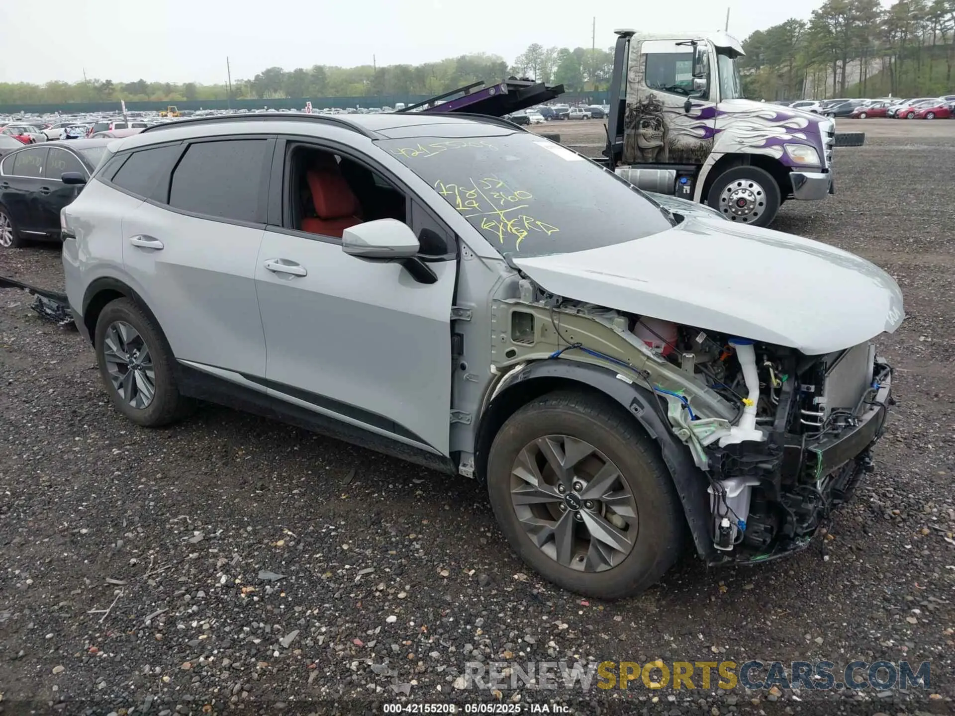 1 fotografías del automóvil dañado 5XYK43AFXPG087671 KIA SPORTAGE 2023