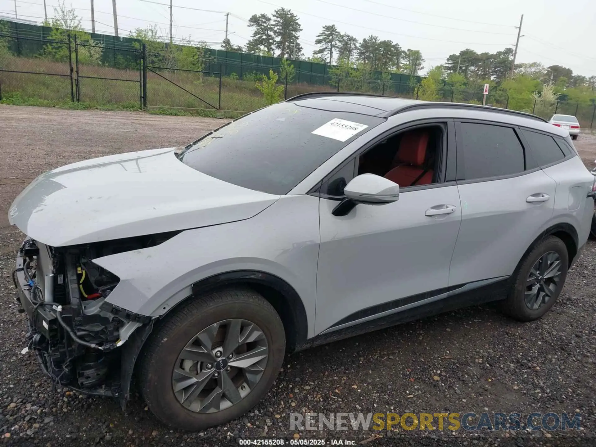 14 fotografías del automóvil dañado 5XYK43AFXPG087671 KIA SPORTAGE 2023