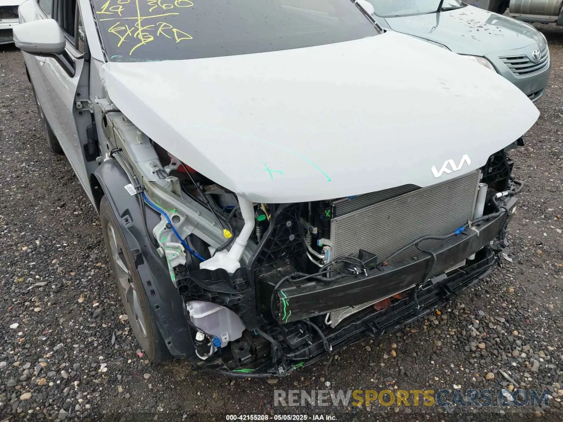 6 fotografías del automóvil dañado 5XYK43AFXPG087671 KIA SPORTAGE 2023