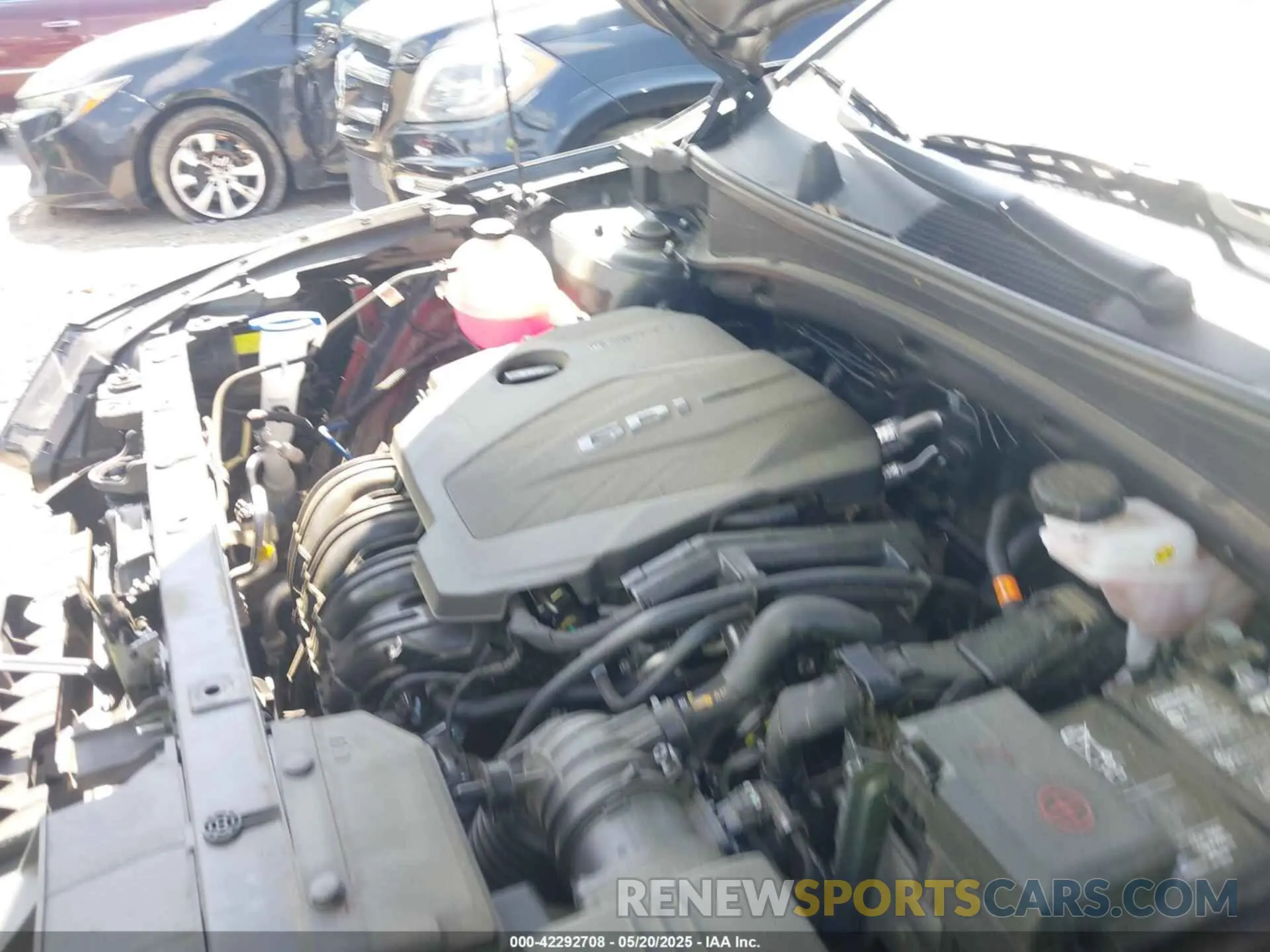 10 fotografías del automóvil dañado 5XYK43AFXPG108003 KIA SPORTAGE 2023