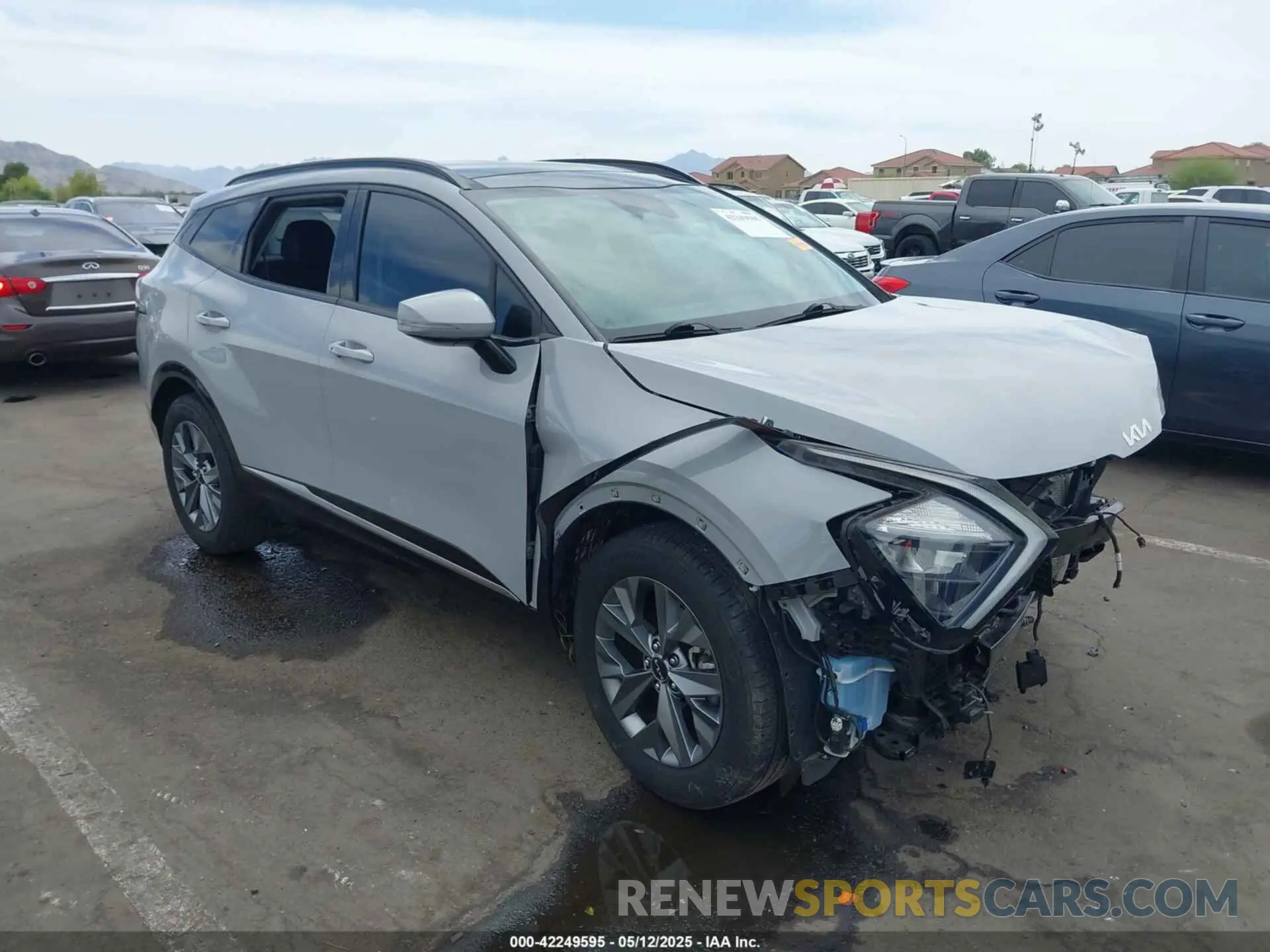 1 fotografías del automóvil dañado 5XYK4CAF1PG081161 KIA SPORTAGE 2023